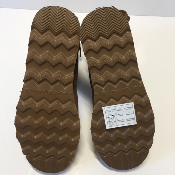 BEARPAW Suede Lace-up Wool Blend Snow wedged boots - Picture 11 of 16